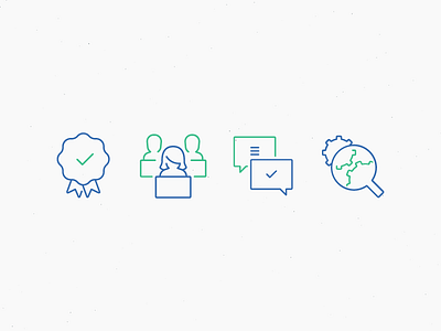 Icons clean flat icons illustration outline simple toptal