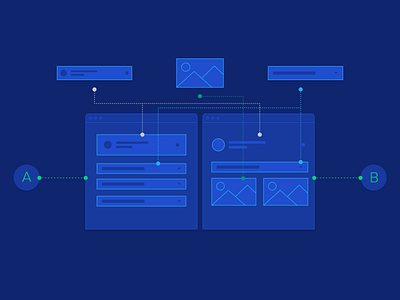 A/B Testing UX for Component-based Frameworks illustration product design ui ui design usability user experience ux ux design