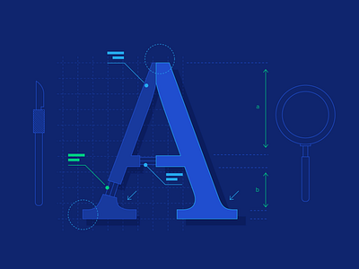 Dissecting the Intricacies of Typography Anatomy illustration product design ui ui design usability user experience ux ux design