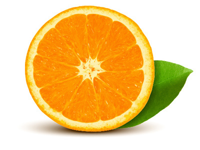 Vector Orange illustrator tutorial orange realistic vector
