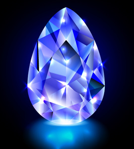 Star of Africa art blue crowns diamond gift hard illustration jewelry light mine strength symbol transparent valuable vector white