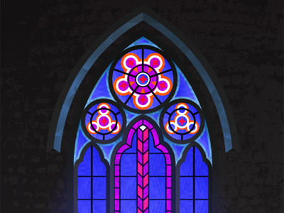 Gothic Window colliderscribe illustrator plug-in vector