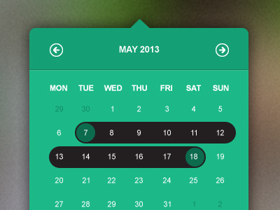 Pop Up Calendar - Date Picker