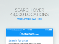 Rentalcars app