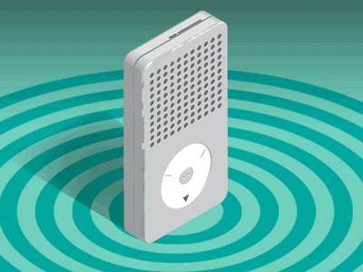 Radio animation gif illustration music radio rams sound