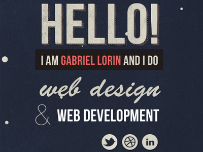 Secondshot Gabriellorin portfolio social typography