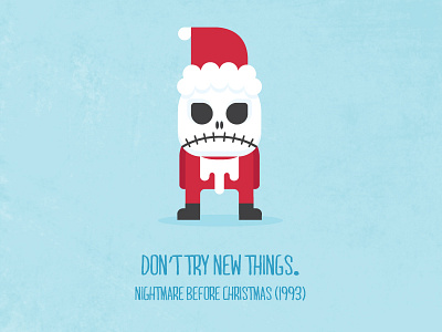 The Bad Morals of Christmas : Don't Try New Things card character christmas illustration