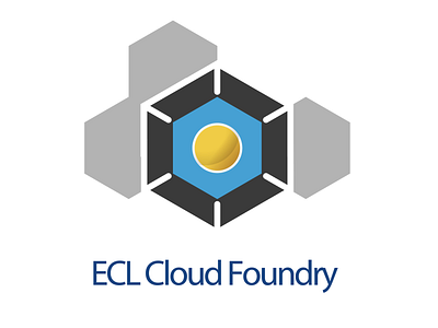 ECL2.0 Cloudfundry Service Icon cloud app icon illustration logo web app design