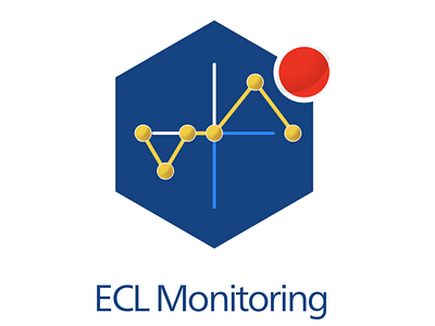 ECL2.0 Monitoring Service Icon app brand branding cloud app design flat icon identity illustration illustrator logo minimal typography ux vector web web app design