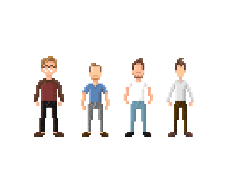 Freestyle Friday Idle Animations game asset illustration pixel art