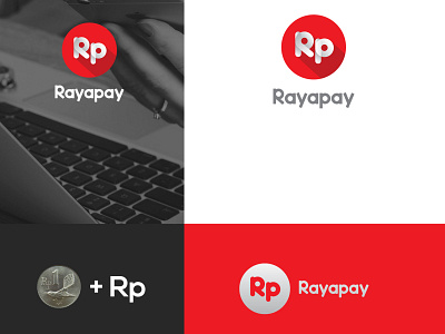 rayapay fintech fintech app fintech branding flatdesign logo red