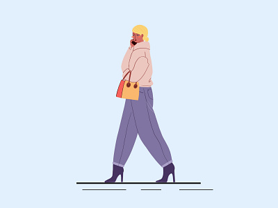 Fashion girl characterdesign clothes flat illustration illustration