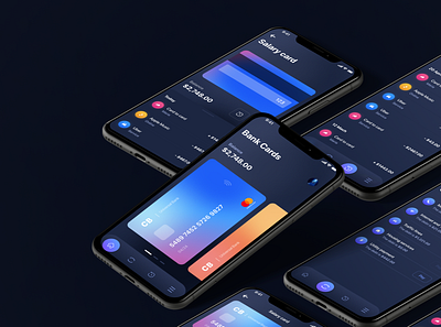 Banking App Concept Design app concept design digitalbank fintech product design ui uiux ux