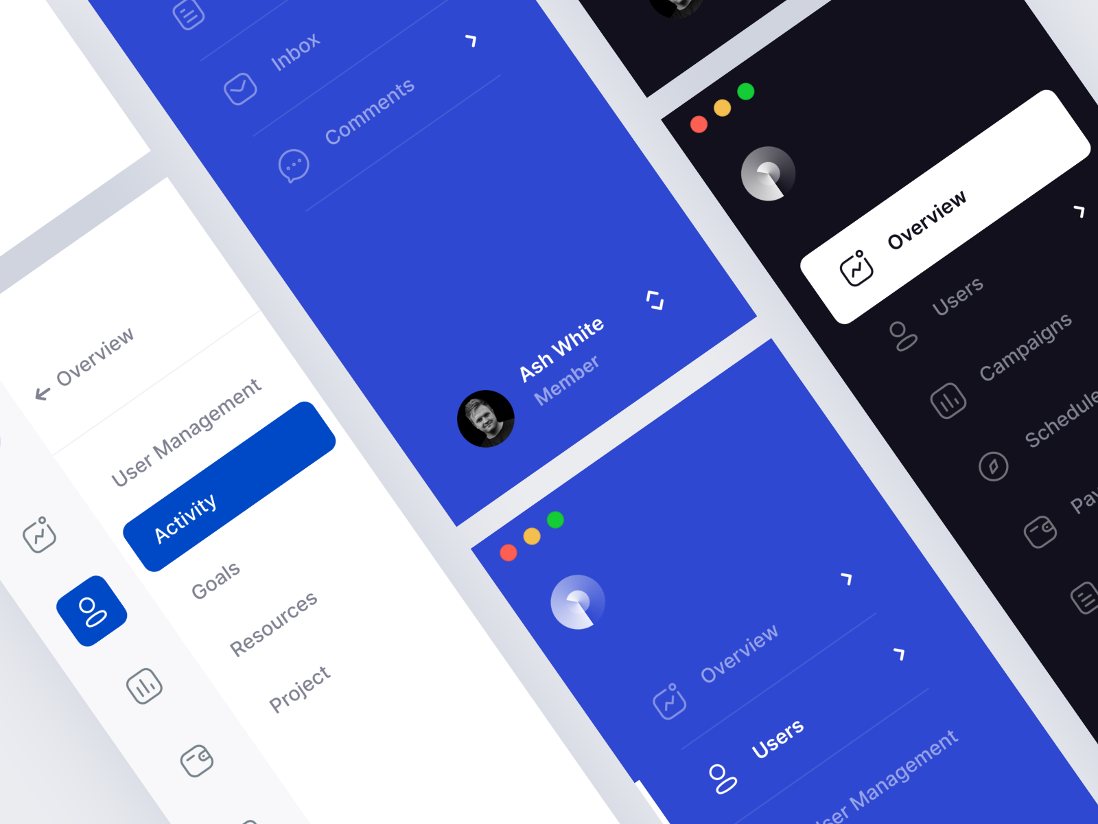 Sidebar Navigation Concept Design by Blott on Dribbble
