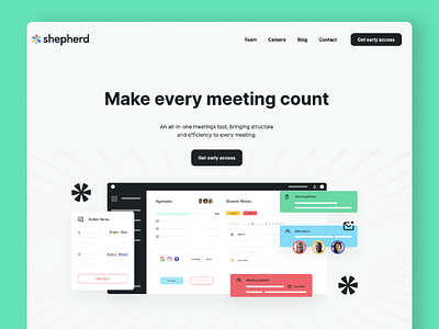 Meet Shepherd Website Design design logo ui ux vector