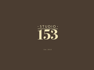 Studio 153 - Brand branding design graphic design logo