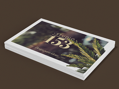 Studio 153 - Post card branding design graphic design post postal