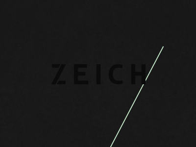 The old one of ZEICH, Cologne black grey lightgreen logo logotype pattern zeich zeich.ma