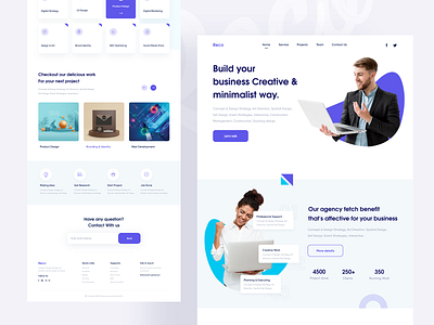 Reco ll Landing Page Design