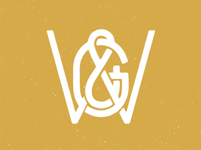 W&G branding hand lettering lettering logo monogram type typography