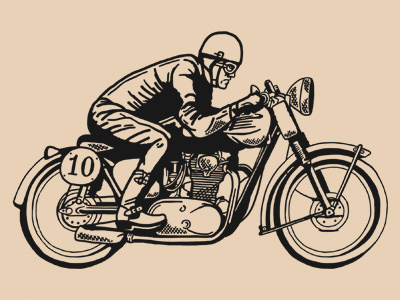 Role Club Illustration cafe racer illustration motorcycle