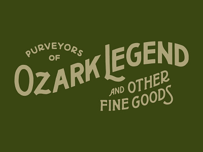 Purveyors hand lettering illustration lettering mollyjogger ozark type