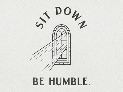 Humble. hand lettering illustration lettering
