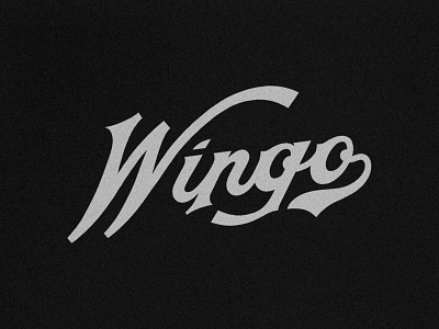 Wingo WIP hand lettering lettering script