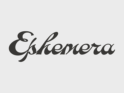 Ephemera ephemera hand lettering lettering script
