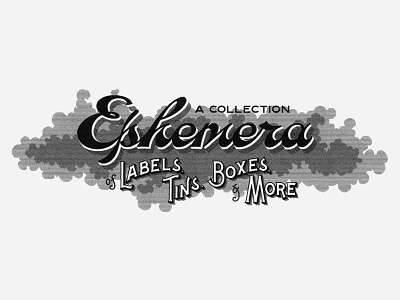 Ephemera ephemera hand lettering illustration lettering script