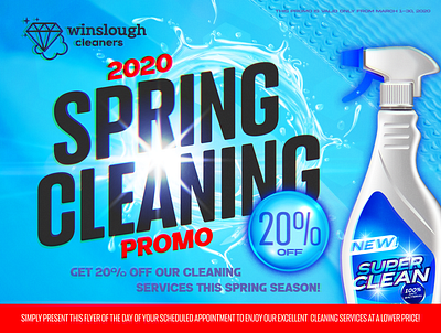 spring cleaning ad banner canva clean cleaners maid spray spring cleaning