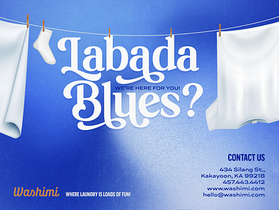 labada blues ad banner canva clean laundry poster washing