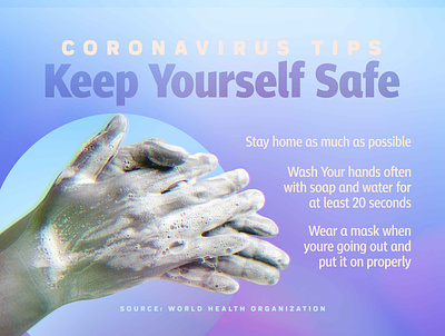 Keep Yourself Safe ad banner canva covid design hand washing health hygiene poster virus