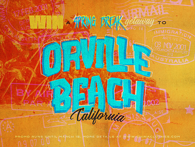 spring break getaway ad banner beach canva contest design poster