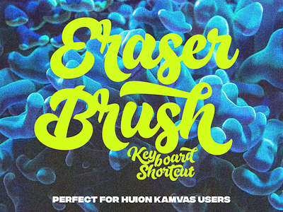 Toggle between brush and eraser in photoshop with one button gumroad huion huionkamvas kamvas photoshop plugin script