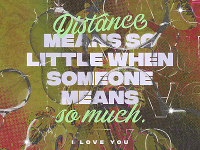 distance ad banner canva design poster quote