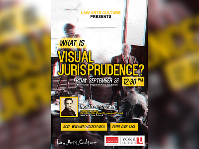 Is anyone else just really feeling yellow right now? event law school legal osgoode poster