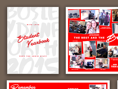 Student Yearbook layout yearbook