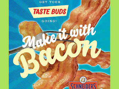 Bacon ad bacon food taste yummy