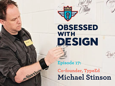 Episode 17: Michael Stinson annual report designer education podcast type typography