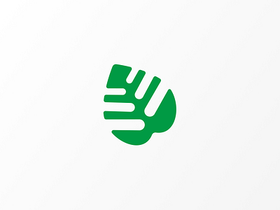 Rainforest Concepts Logomark aquarium branding leaf logo logomark nature plant tropical plant vivarium