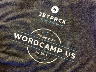 Jetpack Shirt – Back apparel grunge jetpack retro shirt united states usa vintage wordcamp wordpress