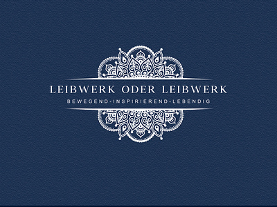 LEIBWERK ODER LEIBWERK branding design flat illustration logo minimal typography vector