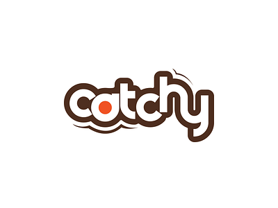 CATCHY design flat illustration logo typography vector