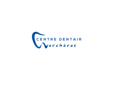 Centre-Dentaire-Verchères design flat logo vector