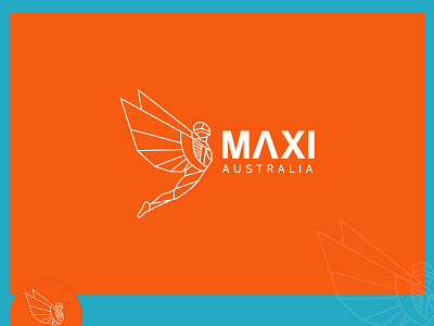 Maxi Australia graphic design logo