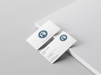 Business card design branding design flat illustration logo minimal typography vector