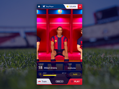 Soccer Game UI