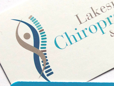 Logo, business card for local chiropractor