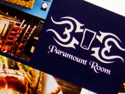 Paramount Room flyers paramount room